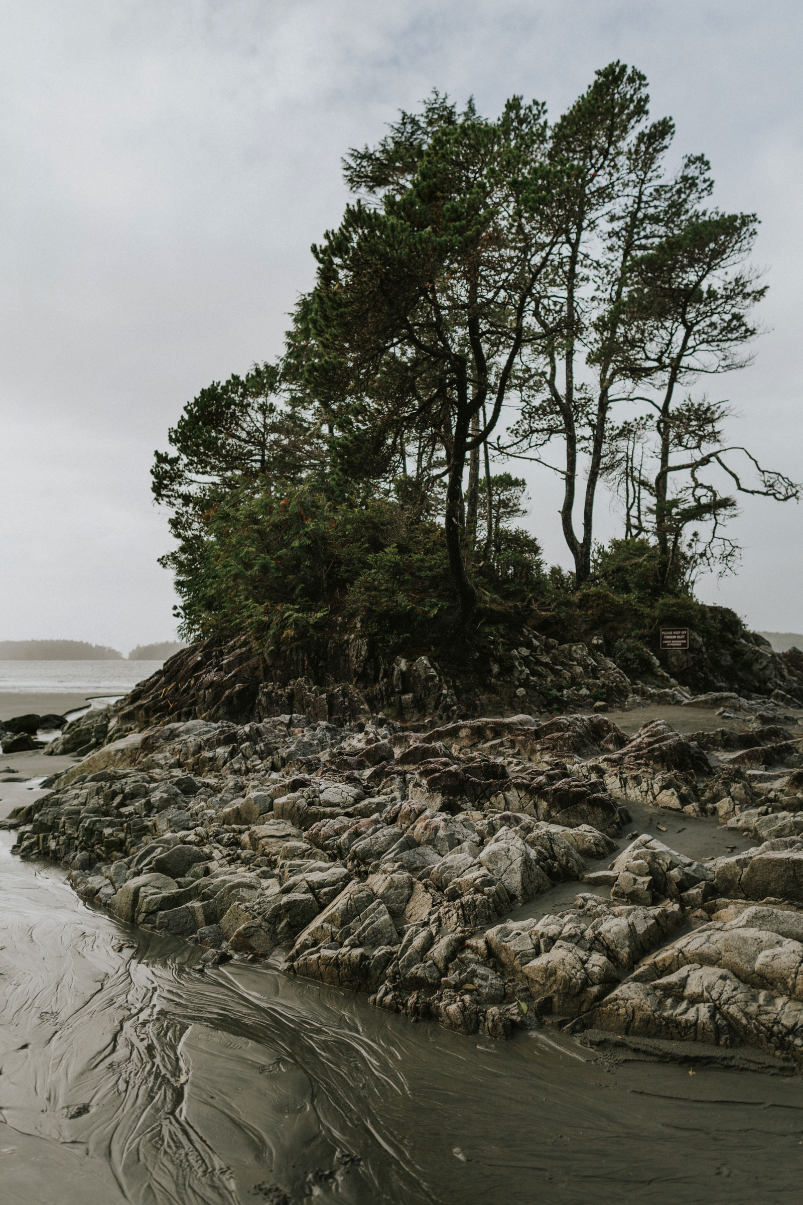 Sea formation at Tonquin Beach in Tofino